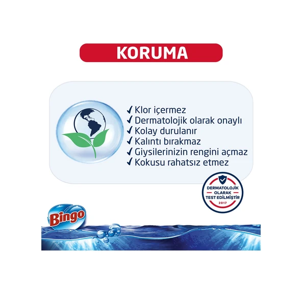 Bingo Oksijen Limon Kokulu Ekonomi Paket Çamaşır Suyu 6 x 750 ML - Resim 4