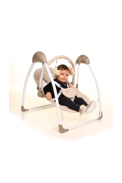 Baby Plus Comfort Otomatik Salıncak Bej - Resim 3