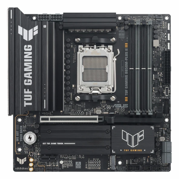 Asus TUF Gaming B850M-Plus II DDR5 (8000MHz)OC M.2 HDMI/DP/USB-C PCIe 5.0 AM5 mATX Anakart - Resim 2