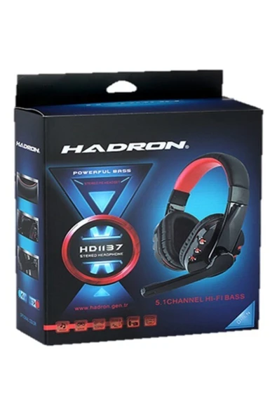 HADRON Hd1137 Oyuncu Kulaklık Kırmızı-siyah Gamıng Kulaklık - 2