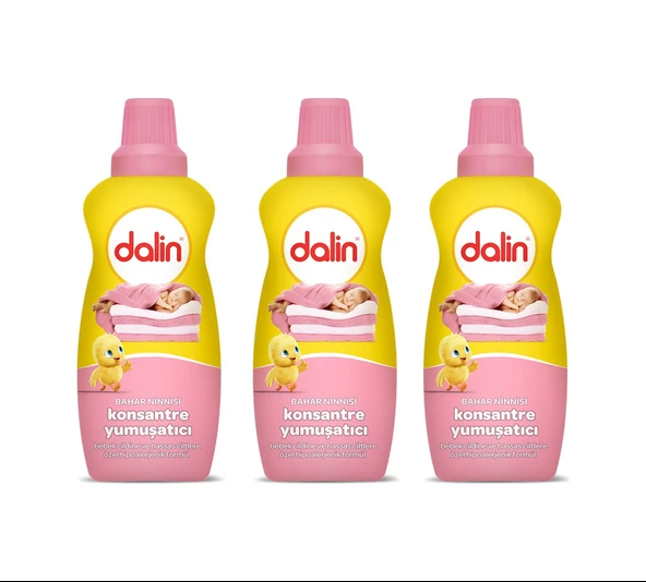 Dalin Bahar Ninnisi Hipoalerjenik Konsantre Çamaşır Yumuşatıcı 50 Yıkama 3 x 1200 ML - Resim 2