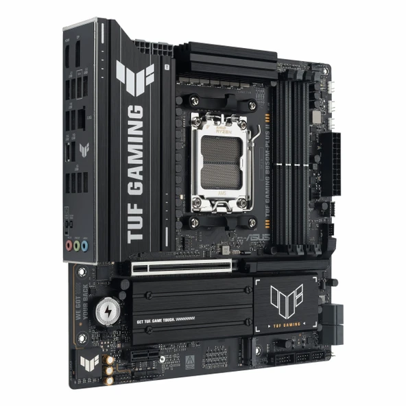 Asus TUF Gaming B850M-Plus II DDR5 (8000MHz)OC M.2 HDMI/DP/USB-C PCIe 5.0 AM5 mATX Anakart - Resim 3