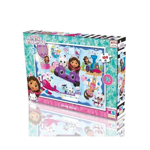 NessiWorld Gabby's Dollhouse Puzzle 100 Parça