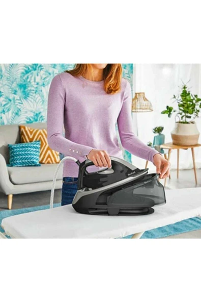 TEFAL SV6140 Express Easy 120 gr Sürekli ve 380 gr Şok Buharlı 2200 Watt Buhar Kazanlı Ütü - 5