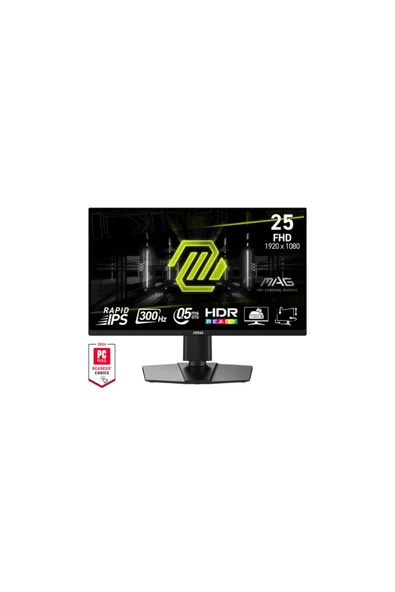 MAG 255PXF 24.5 1920x1080 FHD 300Hz 0.5ms HDMI DP FreeSync Premium IPS Gaming Monitör ürün görseli 1