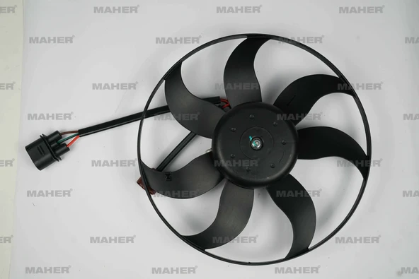 FAN RADYATÖR GOLF5 / GOLF6 / JETTA / A3 / LEON / CADDY / LEON 2004-2012 1.4-1.6-1.9 TDI SOL 300W 365MM 1K0959455CQ - Resim 4