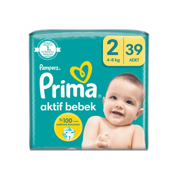 Prima Yenidoğan Bebek Bezi 2 Numara Mini Fırsat Paketi 42 Adet 2'li 2'li