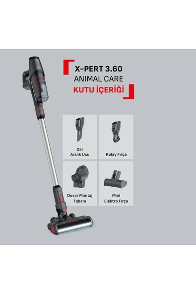 TEFAL TY6993 X-Pert 3.60 Kablosuz Dikey Şarjlı Süpürge Evcil Hayvan Dostu - Resim 8