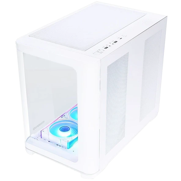 GAMEBOOSTER  GB-G2852W-850W 80+ BRONZE Curved Cam Type-C3.1 7*12cm ARGB Fan Seaview Gaming Beyaz Kasa ürün görseli