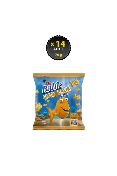 Çıtır Balık Kraker 70 G x 14 Adet ürün görseli