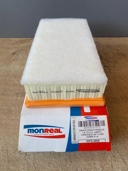 Monreal MFN-3905 Hava Filtresi Citroen C5 1.6 JUMPY II 1.6 Peugeot 407 1.6 HDI EXPERT II 1.4 1444.TK