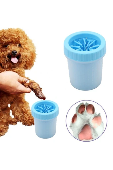 Markafox Köpek Pati Temizleme Aparatı Soft Gentle Kedi Köpek Ayak Yıkama Kupası Kir Temizleyici Silikon Fırça - 2