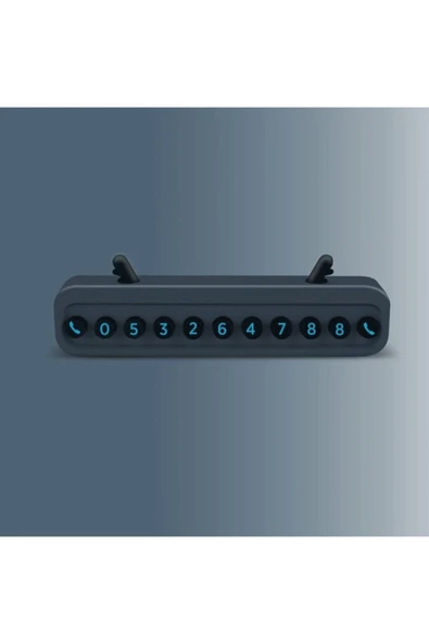 ONYO Ony11 Araç Park Numaratörü Gri - 3