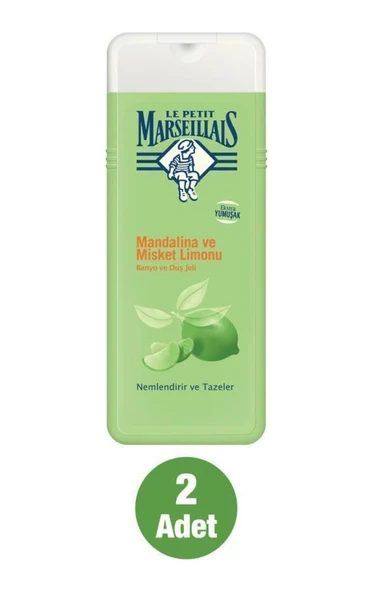 Le Petit Marseillais Duş Jeli Mandalina Limon 400 ML x2 - Resim 2