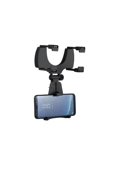 Etech iMount Araç İçi Dikiz Aynası Telefon ve Navigasyon Tutucu Siyah