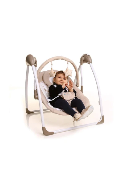 Baby Plus Comfort Otomatik Salıncak Bej - Resim 2