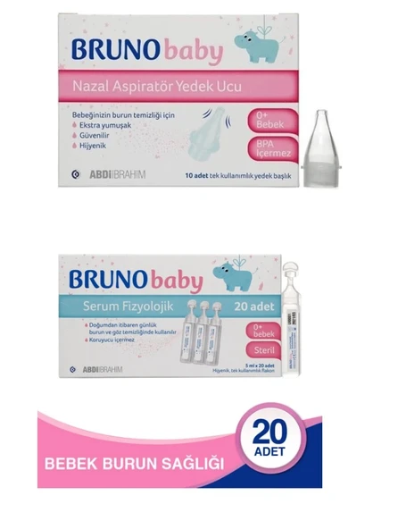 Bruno Baby Nazal Aspiratör Yedek Ucu 10lu