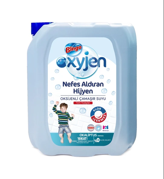 Bingo Çamaşır Suyu 3240ML Oksijenli Okaliptus(4 Lü Set) - Resim 2