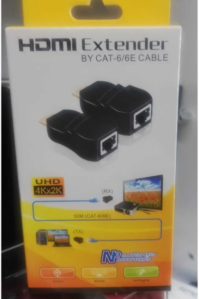 NIVATECH HDMI EXTENDER BY CAT-6 DÖNÜŞTÜRÜCÜ - 3