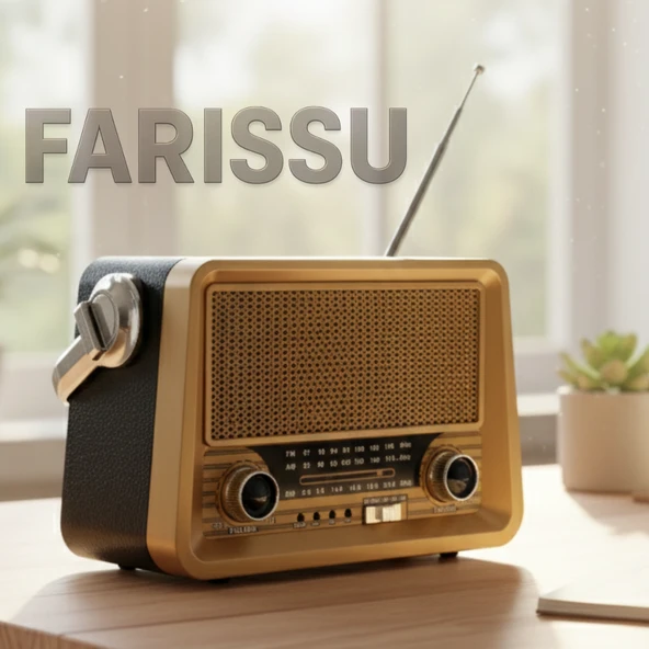 Everton RT-756 Nostaljik Retro Tasarım Radyo - FM/AM/SW 3 Bant, Bluetooth, USB/TF MP3 Çalar - 3