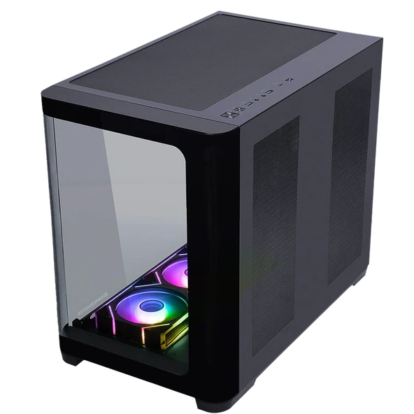 GameBooster GB-G2852B-850w 80+ Bronze Curved Cam Type-C3.1 7-ARGB Fan Seaview Gaming Siyah Kasa