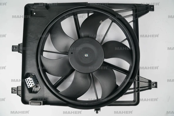 FAN RADYATÖR LOGAN 2004-2012 / SANDERO 2008-2013 / 1.4-1.6 165 DAVLUMBAZLI REZİSTANSLI 6001550769 ürün görseli