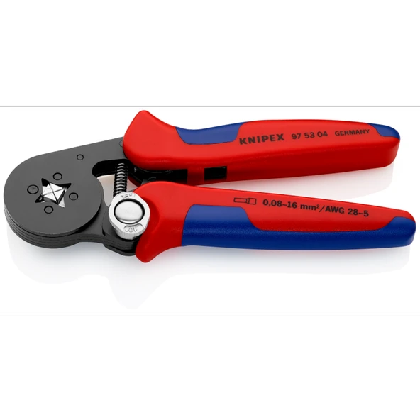 KNIPEX Kendiliğinden Ayarlanan Kablo Yüksük Pabuç Sıkma Pensi (975304) - Resim 2