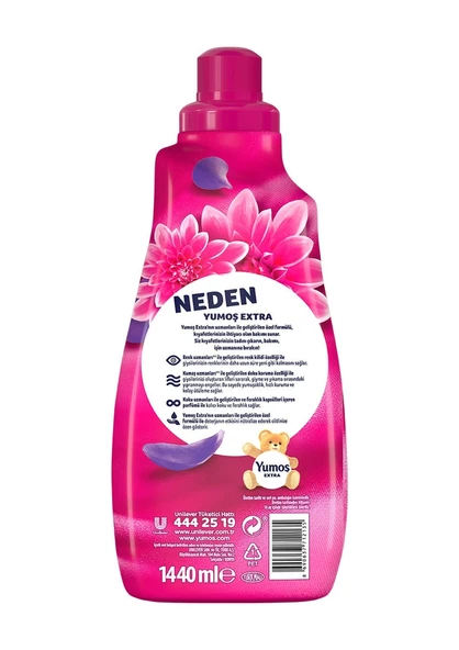 Yumoş Extra Yumuşatıcısı Orkide 1440 Ml 60 Yıkama x4 Adet - 3