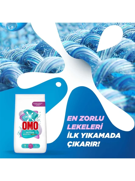 Omo Matik Active Beyazlar & Renkliler Toz Deterjanı 2 x 9 KG - Resim 6