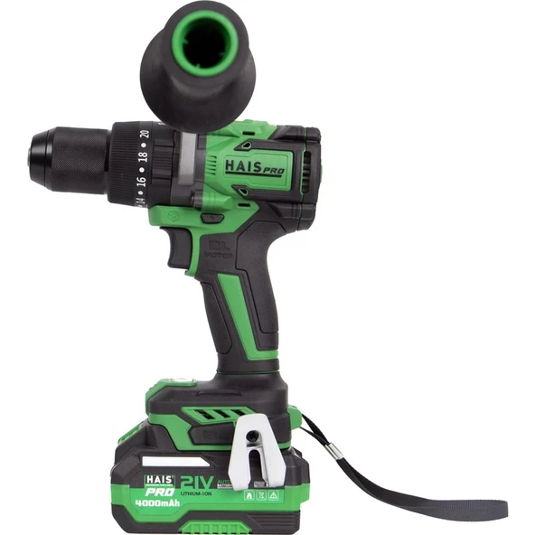 Hais Pro Profesyonel Darbeli Matkap 21 V 4.0 Ah Çift Akülü RB-DB2109 - Resim 5