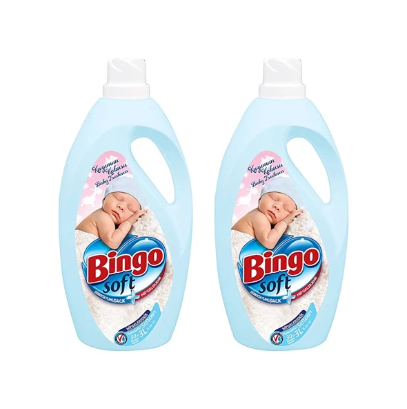 Bingo Soft Kuzumun Kokusu Çamaşır Yumuşatıcısı 2 x 3 L ürün görseli