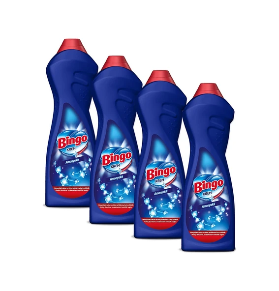 Bingo Krem Banyo Yüzey Temizleyici Amonyaklı 4 x 750 ML ürün görseli