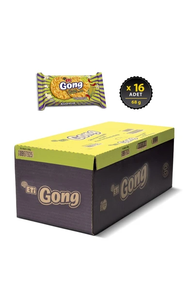 Gong Süt Mısır Aromalı & Acılı Mısır ve Pirinç Patlağı 68 G x 16 Adet - 2