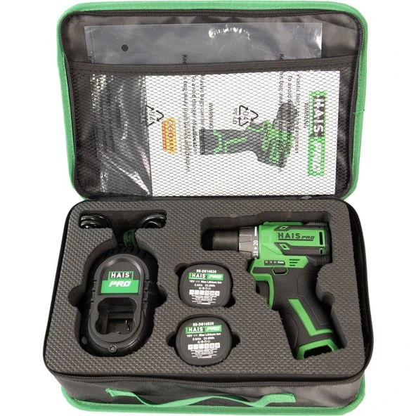Hais Pro Profesyonel Vidalama Matkap 16 V 2.0 Ah Çift Akülü - Resim 2