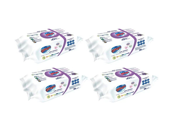 Bingo Lavanta Yüzey Temizleme Havlusu 4 x 96'lı - Resim 2