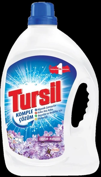 Tursil Sıvı Çamaşır Deterjanı 53 Yıkama Leylak Bahçesi 3440 ML ürün görseli