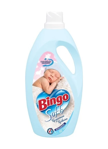 Bingo Soft Çamaşır Yumuşatıcısı Kuzumun Kokusu 6 x 3 L