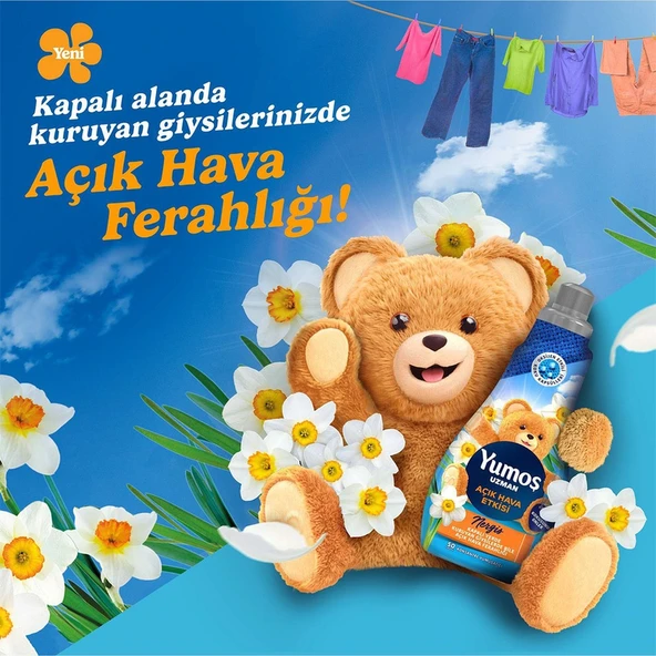 Yumoş Extra Açık Hava Etkisi Nergis Çamaşır Yumuşatıcısı 3 x 1200 ML - 3