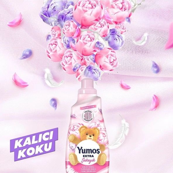 Yumoş Extra Konsantre Çamaşır Yumuşatıcısı Şakayık 3 x 1440 ML - 5