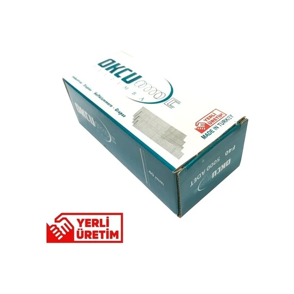 Okçu F40 Brad Zımba Çivisi 5000 Adet 40 mm ürün görseli
