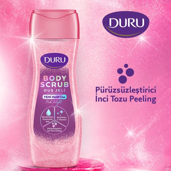 Duru Body Scrub Pınk Delıght Duş Jeli 4x450 Ml Diğer - 3