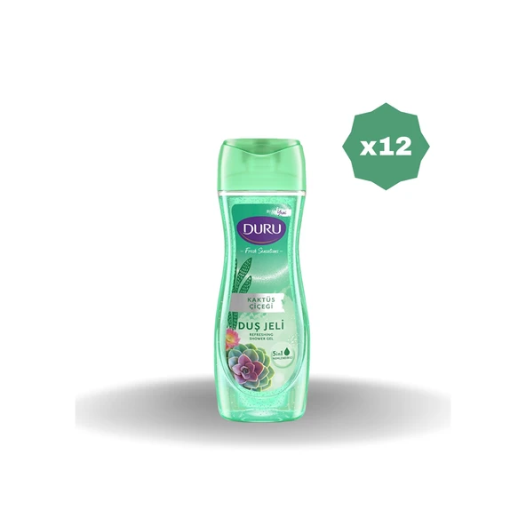 Duru Fresh Sensations Kaktüs Çiçeği Duş Jeli 450 Ml - 12 Adet ürün görseli 1