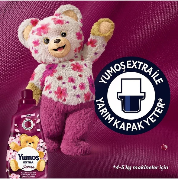 Yumoş Extra Sakura Çamaşır Yumuşatıcı 1440 ML - Resim 7