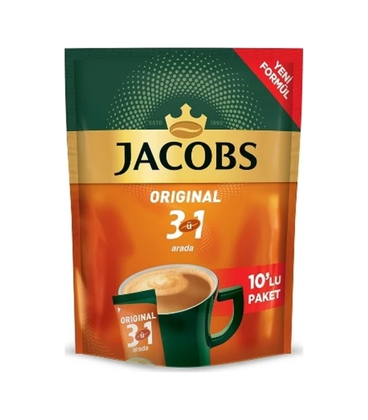 Jacobs 3'ü 1 Arada 6 x 10'lu ürün görseli