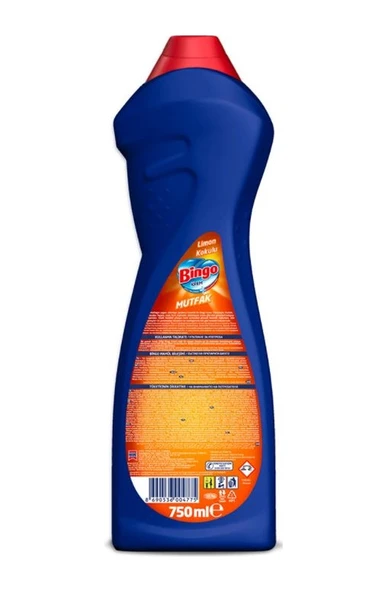 Bingo Krem Mutfak Yüzey Temizleyici Limon Kokulu 750 ML - Resim 3