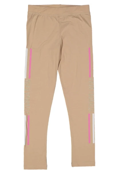 İrem Çocuk Giyim Kız Çocuk Push Yourself Yazı Desenli Tayt