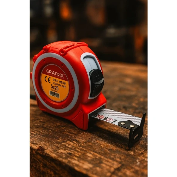 Eratool Çift Taraflı Şerit Metre 5X25 ürün görseli 1