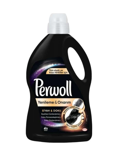 Bingo Siyahlar için Sıvı Çamaşır Deterjanı 50 Yıkama 6 x 3 L - Resim 2