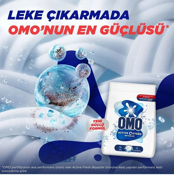 Omo Active Oxygen Beyazlar İçin Toz Çamaşır Deterjanı 6 KG - Resim 7
