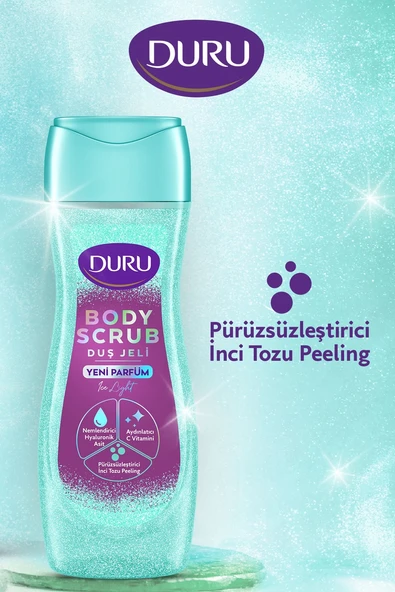 Duru Body Scrub Pink Delight & Ice Light Duş Jeli 2x450 Ml Diğer - 5